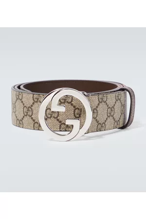 Gucci Reversible GG Supreme leather belt