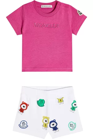 Moncler Sets - Baby set of cotton T-shirt and shorts