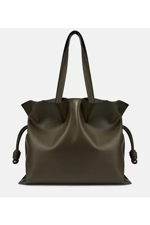 Loewe Women Purses - Flamenco XL leather shoulder bag
