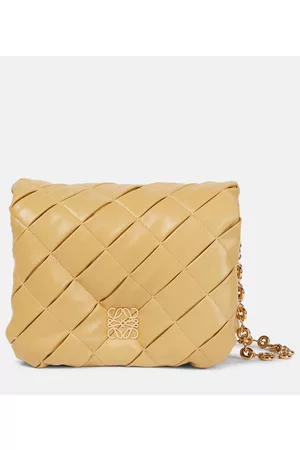 Loewe Women Wallets - Goya Puffer Mini leather shoulder bag