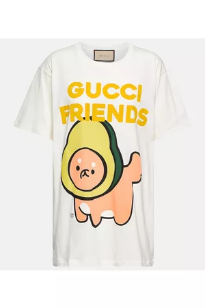 Gucci Women T-Shirts - Kawaii printed cotton T-shirt