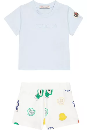 Moncler Sets - Baby printed cotton T-shirt and shorts set