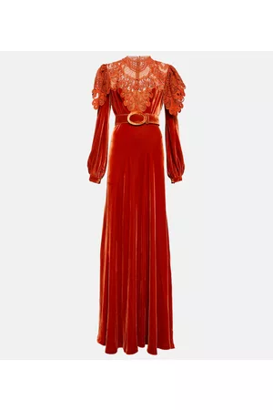 Costarellos Women Evening Dresses - Velvet gown