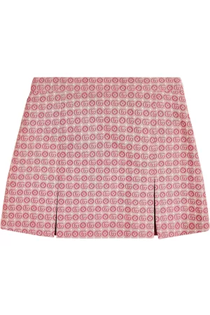 Gucci Baby Skirts - Double G jacquard cotton-blend skirt