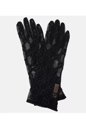 Gucci Women Gloves - GG embroidered tulle gloves