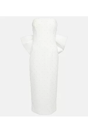 Rebecca Vallance Women Evening Dresses - Bridal Perle embellished crÃªpe gown