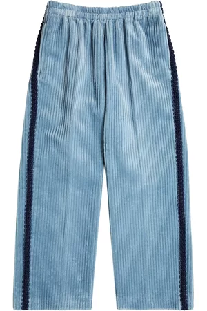 Gucci Kids Sweatpants - Interlocking G corduroy track pants