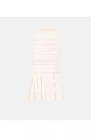 Alexander McQueen Women Midi Skirts - Striped midi skirt