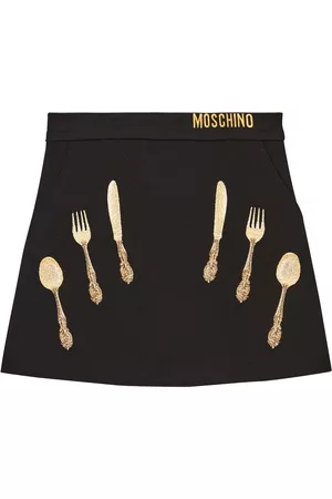 Moschino Baby Skirts - Embroidered jersey skirt