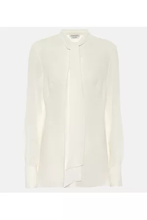 Alexander McQueen Women Shirts - Silk-georgette shirt