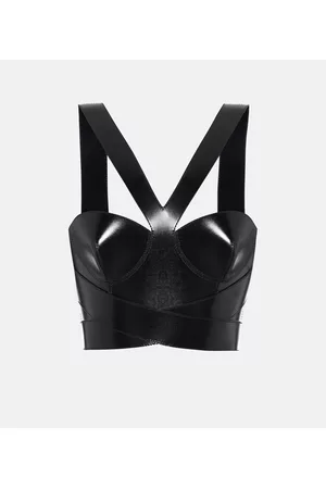 Alexander McQueen Women Tops - Leather top