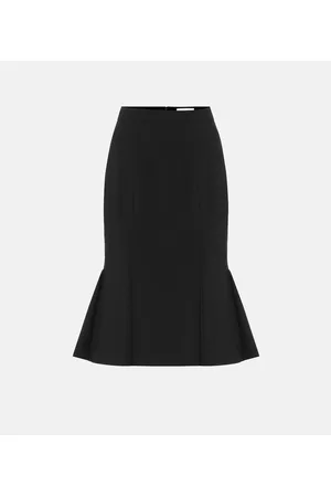 Alexander McQueen Women Skirts - Stretch-wool skirt