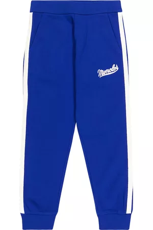 Moncler Kids Pants - Cotton jersey sweatpants