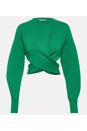 Alexander McQueen Women Blouses - Wool and cashmere sweater