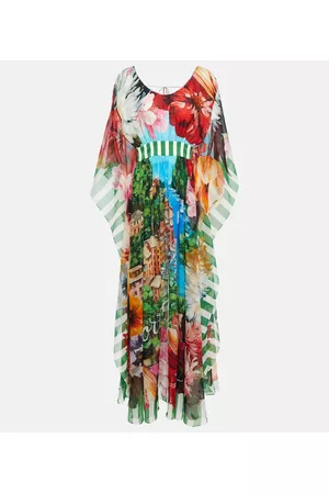 Dolce & Gabbana Women Printed & Patterned Dresses - Portofino printed silk chiffon gown