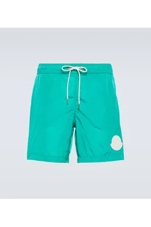 Moncler Men Swim Shorts - Logo swim trunks