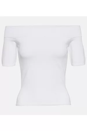 Alexander McQueen Women Strapless Tops - Off-shoulder top