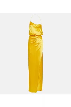 The Sei Women Halter Dresses - Halterneck silk charmeuse gown