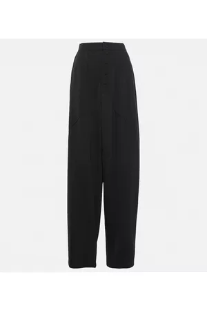 Stella McCartney Women Pants - High-rise tapered wool pants