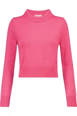 Alexander McQueen Women Blouses - Cashmere cropped sweater