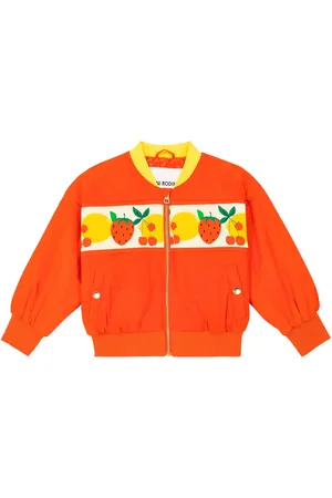 Mini Rodini Kids Strawberry Baseball Jacket