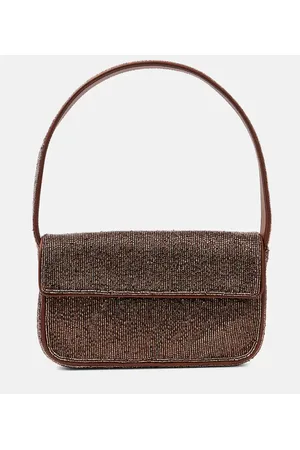 Vivi Suede Crossbody Bag in Beige - Staud