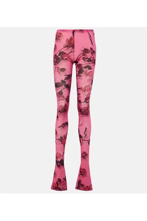 Id Ideology ID Ideology Women's Compression Floral Print Leggings Gray Size  X-Small