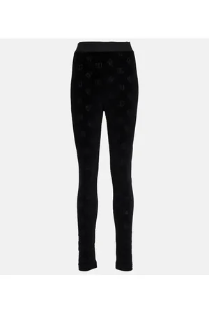 Topshop Petite full length heavyweight leggings with deep waistband in  black