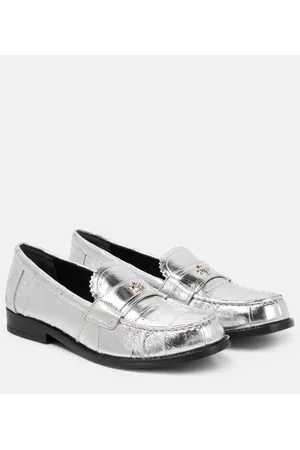 Sanctuary Westside Metallic Leather Lug Sole Loafers