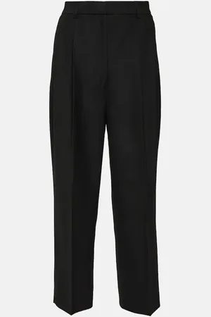 Totême High-rise cropped straight pants