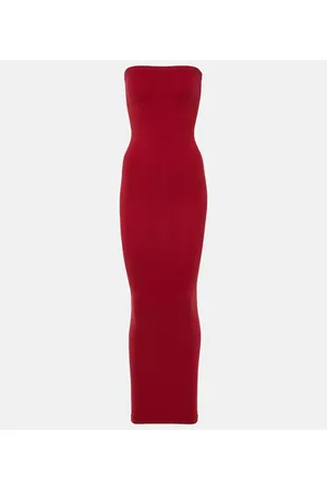 WOLFORD Fatal strapless stretch-jersey maxi dress