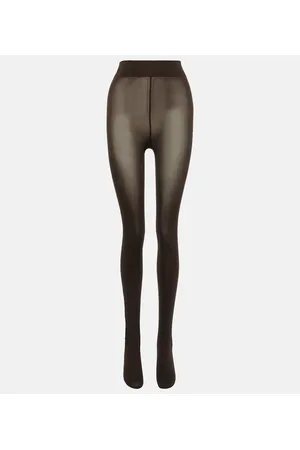 250 Denier Velour Lined Footless Tights
