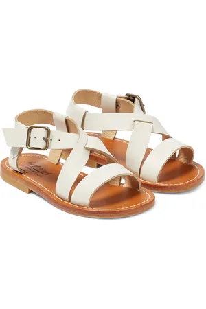Bonpoint Asterie leather sandals - White