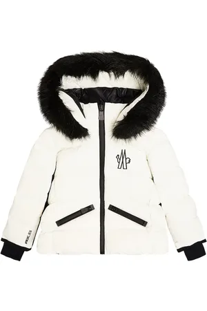 MONCLER ENFANT Ski Jacket Grenoble Offwhite for boys