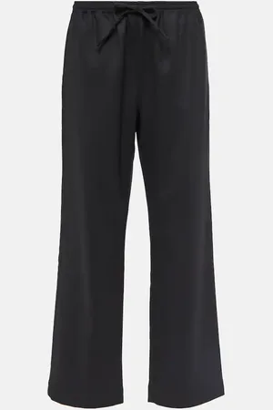 ASCENO Aurelia linen straight pants