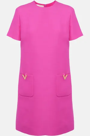 Pink Modal Satin Bandhani Flared Dress Design by Gulaal Creations at  Pernia's Pop Up Shop 2024