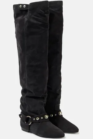 Isabel Marant Selize suede over-the-knee boots