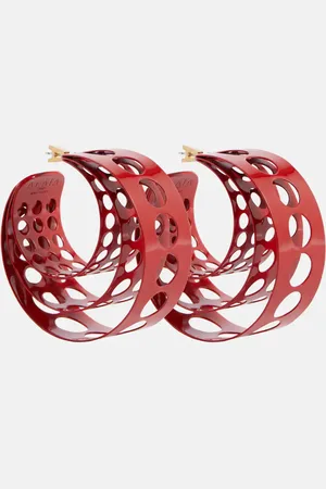 Alaïa AlaÃ¯a Medium hoop earrings