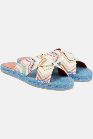 Missoni Harlow Zig Zag raschel sandals