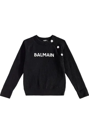 Balmain Logo wool-blend sweater