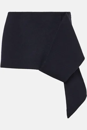 Prada Cloth wool and cashmere miniskirt