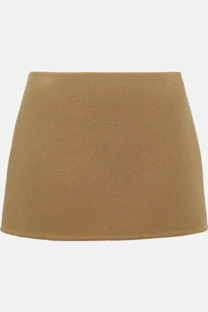 Prada Wool velour miniskirt