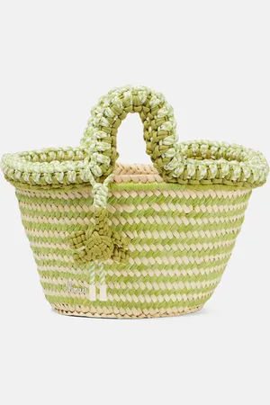 ALÉMAIS AlÃ©mais Dee Dee Small raffia tote bag