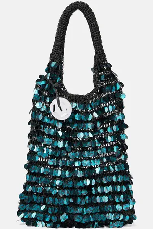 J.W.Anderson Sequined mesh tote bag