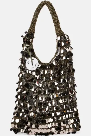 J.W.Anderson Sequined mesh tote bag