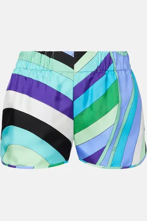 Puccini Iride silk shorts