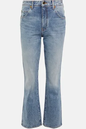 Khaite Vivian high-rise straight jeans