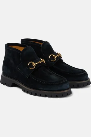 Gucci Horsebit suede ankle boots