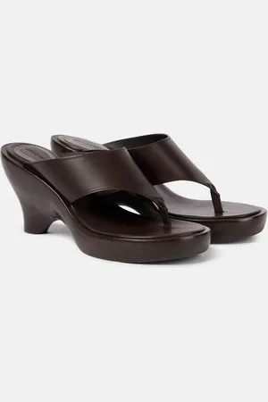 ZIMMERMANN Wild 95 leather wedge mules