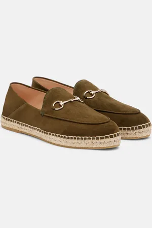 Gucci Horsebit suede espadrilles